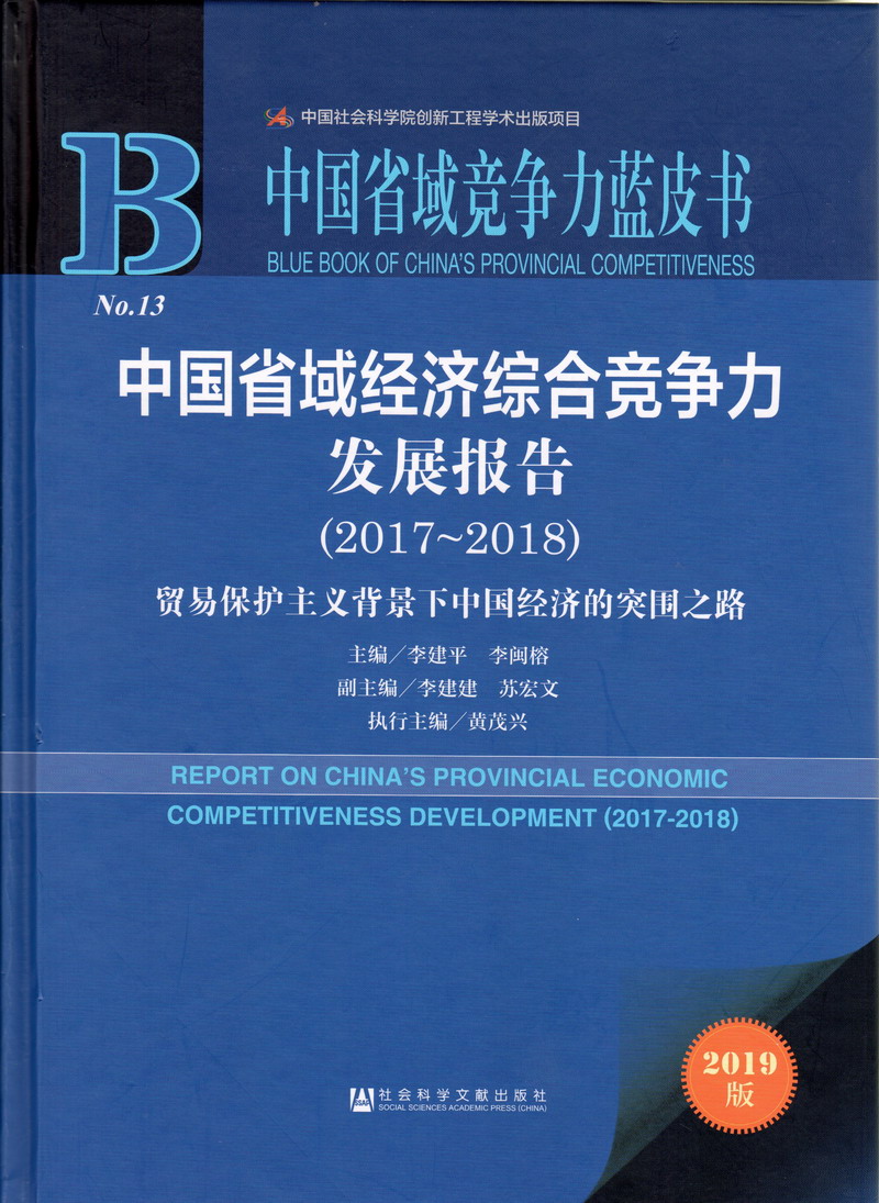 插骚逼逼片中国省域经济综合竞争力发展报告（2017-2018）